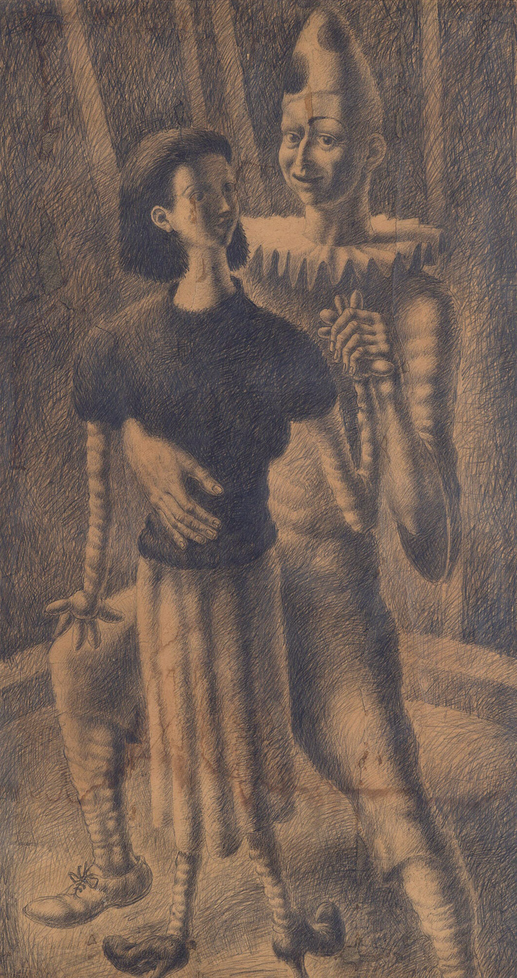 Clifford Bayliss 1912-1989 Surrealist drawings and mixed media paintings 1940s-50s 